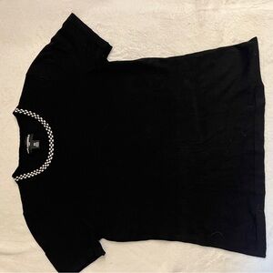 Karl Lagerfeld Black Top with Patterned Collar for Vivien